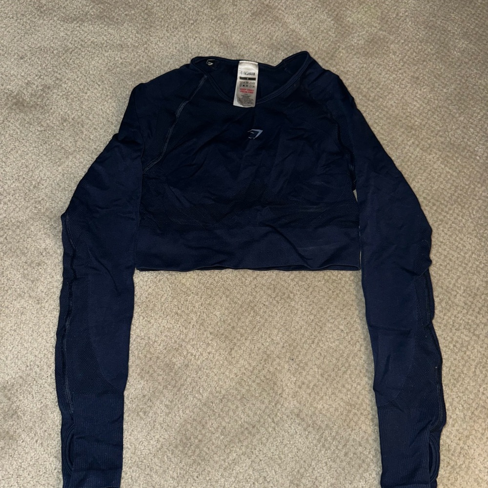 Gym Shark Long Sleeve Crop Top